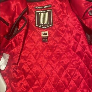 ICON Women’s Leather Motorcycle Jacket Size 8